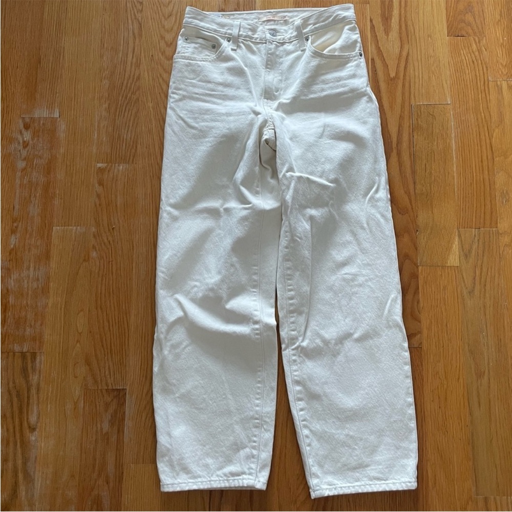 Levi Baggy Dad Jeans cream size 26